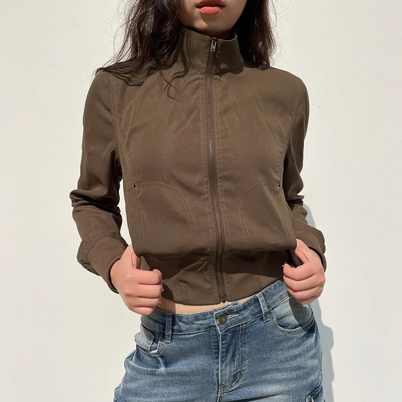 Selene | Fitted Short Zip Jacket