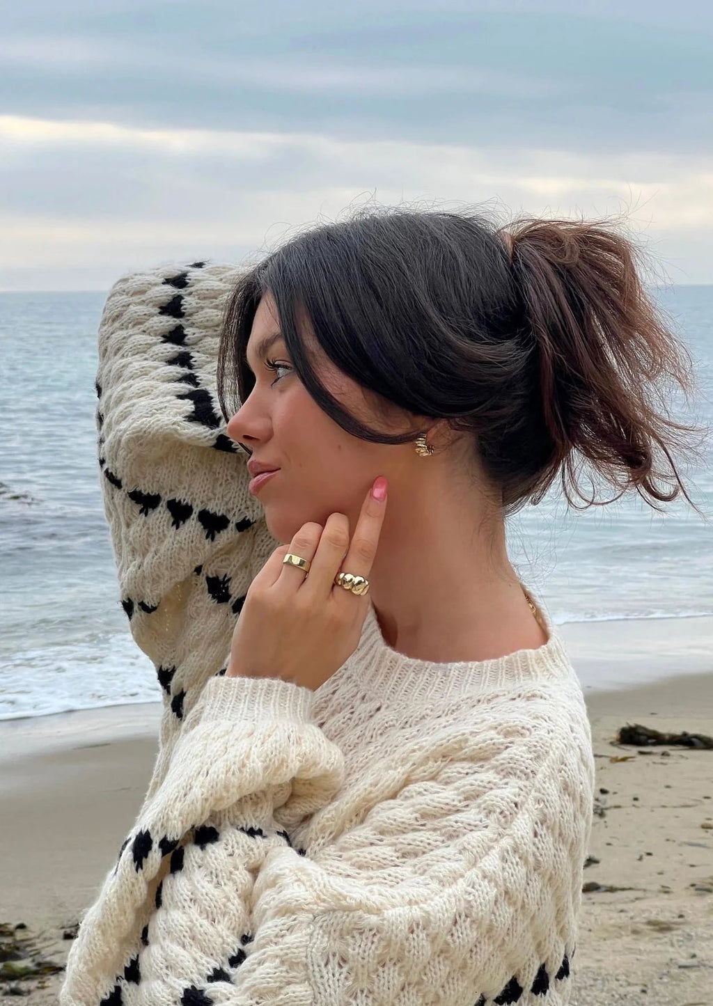 Evelina | Knit Textured Sweater