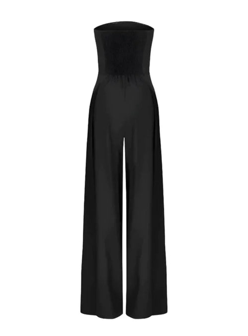 Allegra | Strapless Wide-Leg Jumpsuit