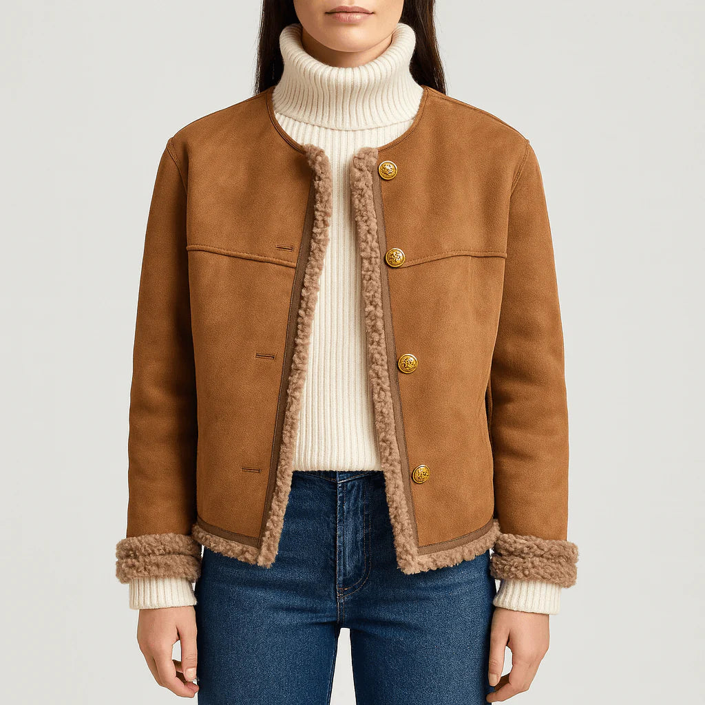Olive | Quilted Midi Puffer Coat with Waist Stretta
