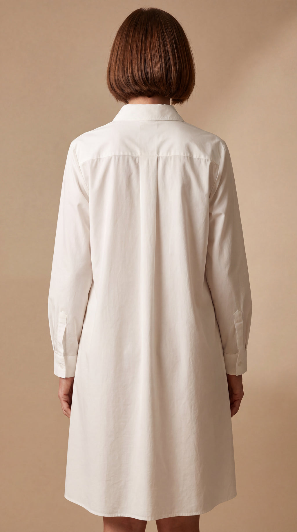 Sadie | Ivory Essentials Midi Dress