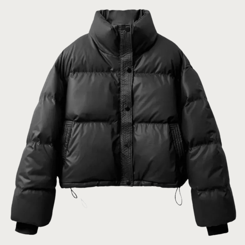 Silveria | Short Puffer Coat with Detachable Belt