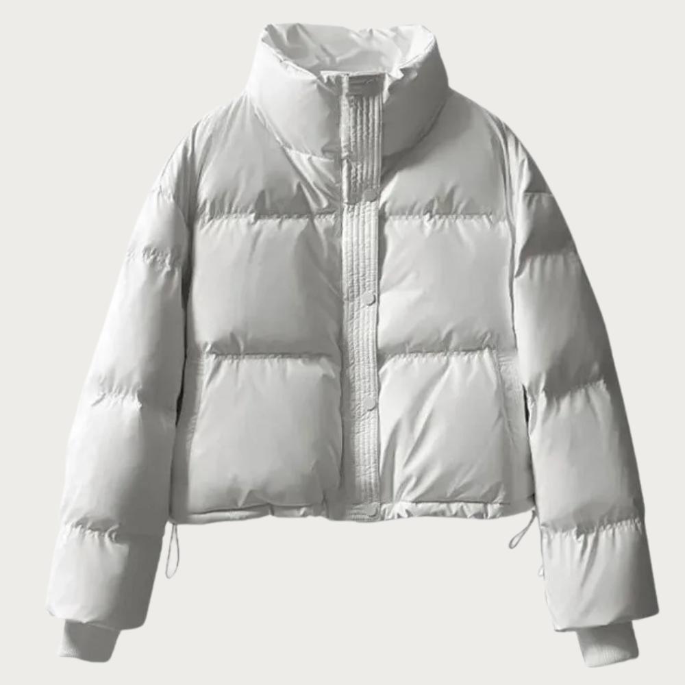 Silveria | Short Puffer Coat with Detachable Belt