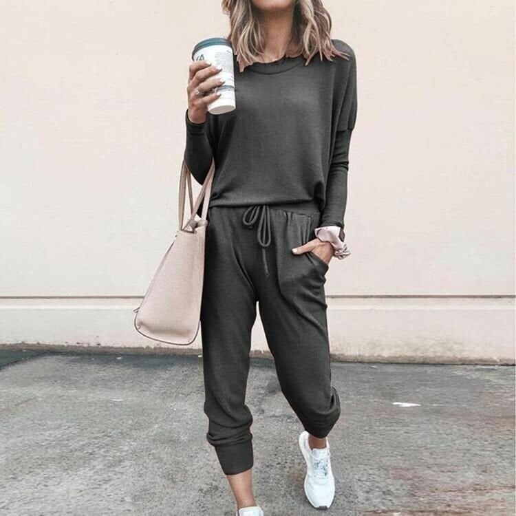 Brigida | Coordinated two-piece set with top and trousers