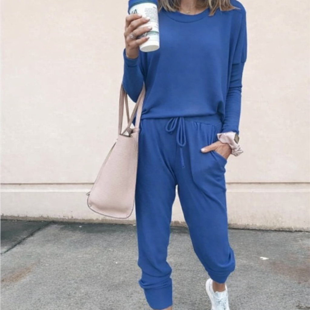 Brigida | Two-Piece Matching Two Pieces Set with Top & Trousers
