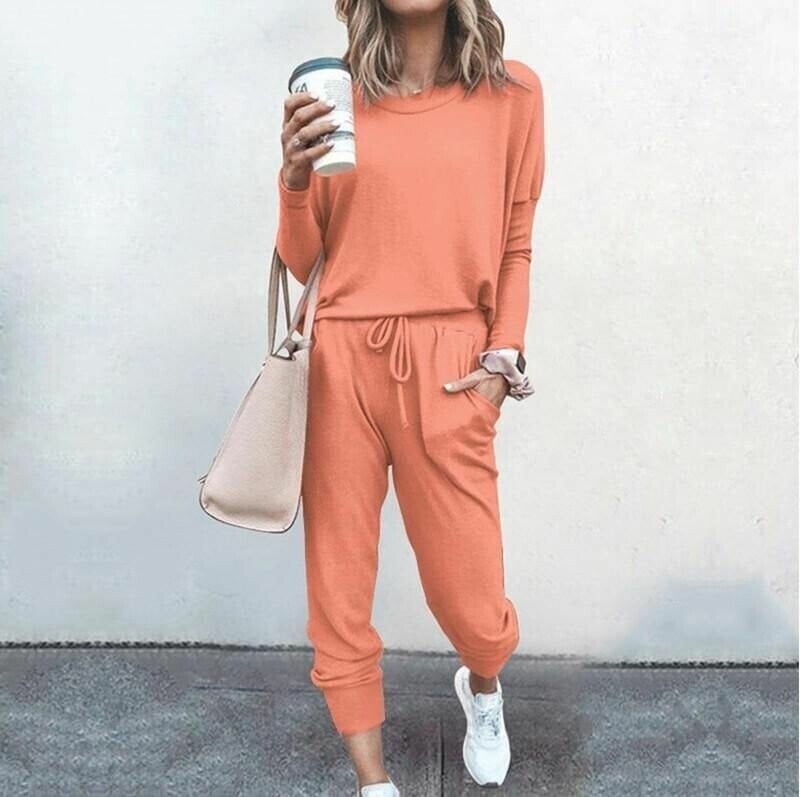 Brigida | Coordinated two-piece set with top and trousers