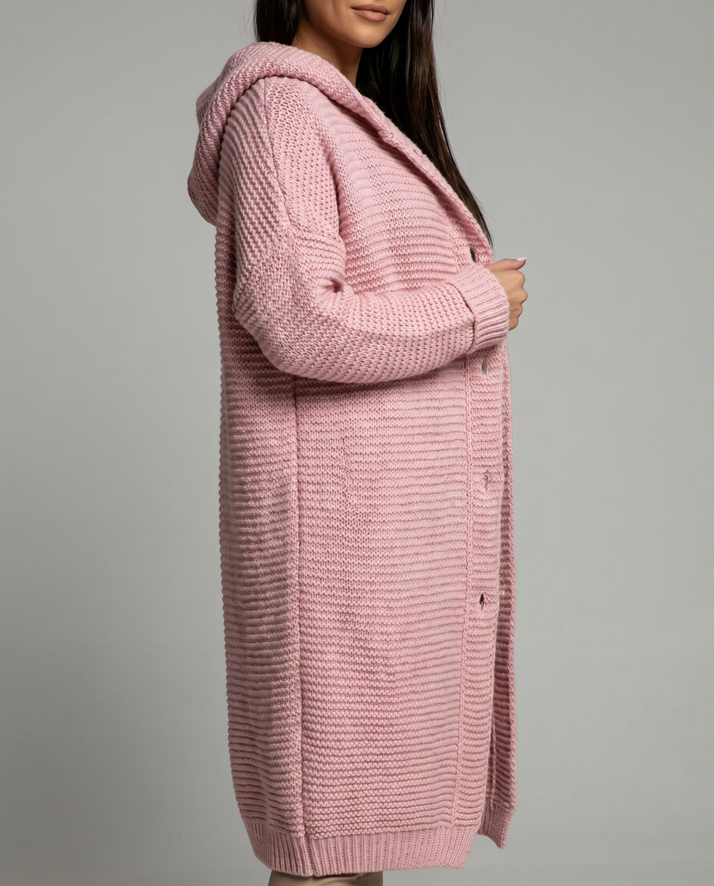 Filomena | Oversized Cardigan with Hood for Women