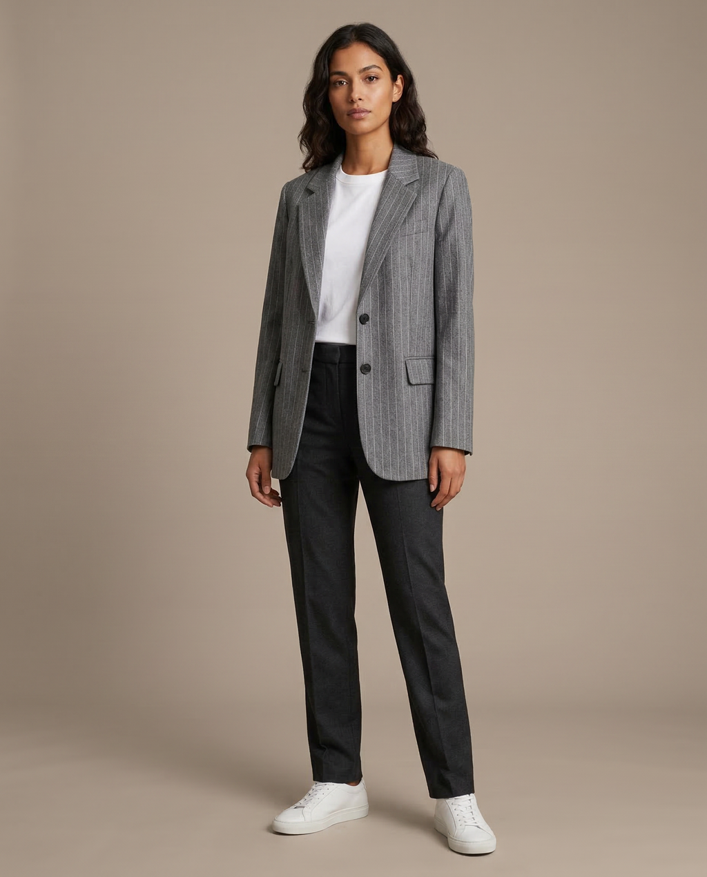 Piera | Striped Blazer – Elegant Design Vintage with Pockets