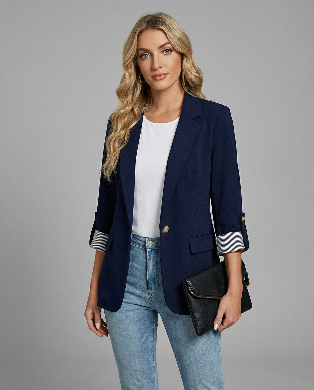 Gioia | Jacket for Two-Piece Casual Set – Elegant Design Slim Fit for Day & Evening
