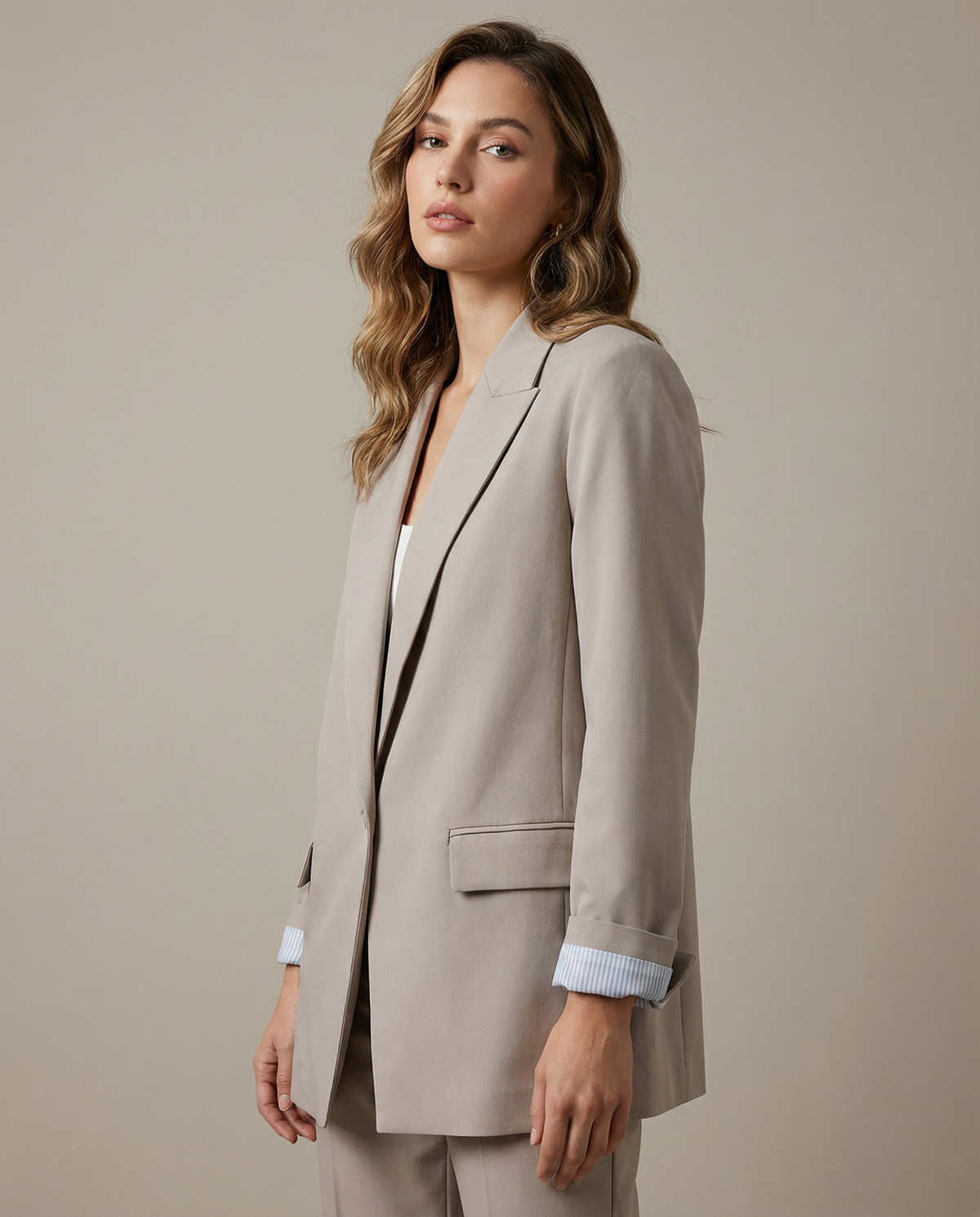 Paola | Oversized Linen Blazer – Style Casual Office without Sforzo