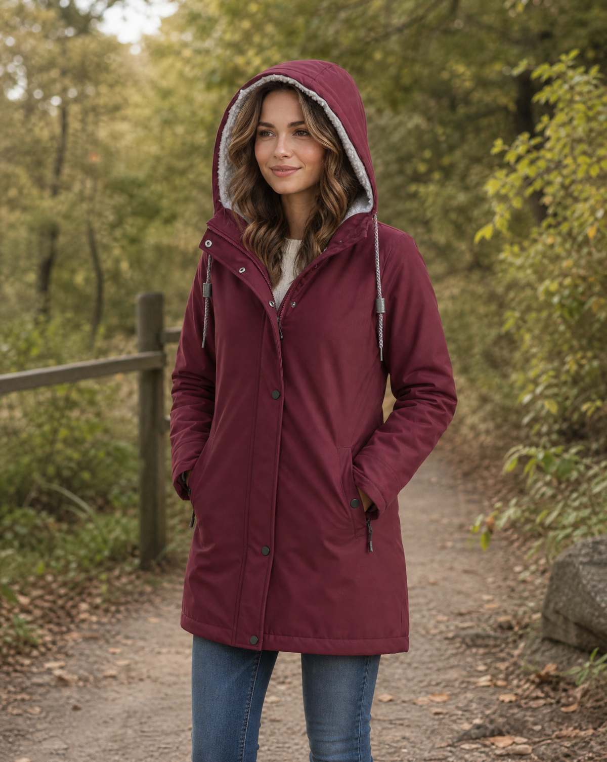 Siria | Sherpa-Lined Hooded Parka