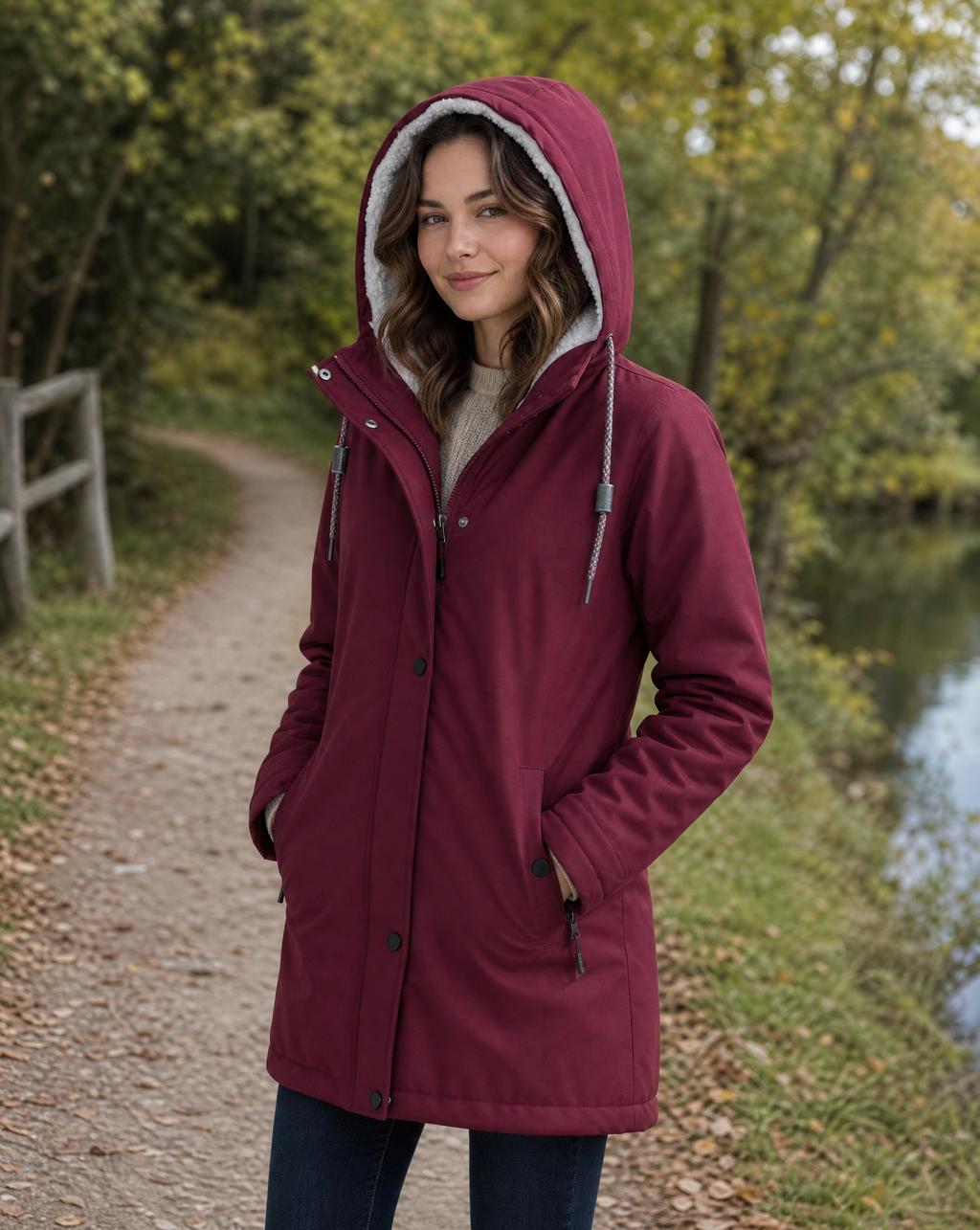 Siria | Sherpa-Lined Hooded Parka