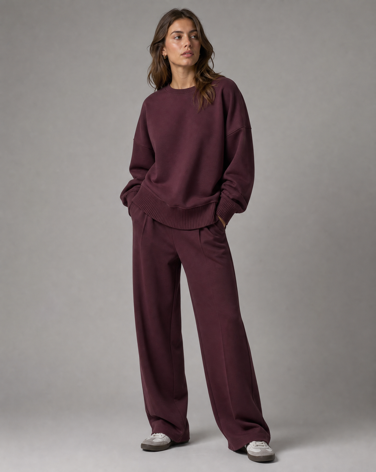 Nilde | Soft Knit Matching Two-Piece Set with Long Sleeves