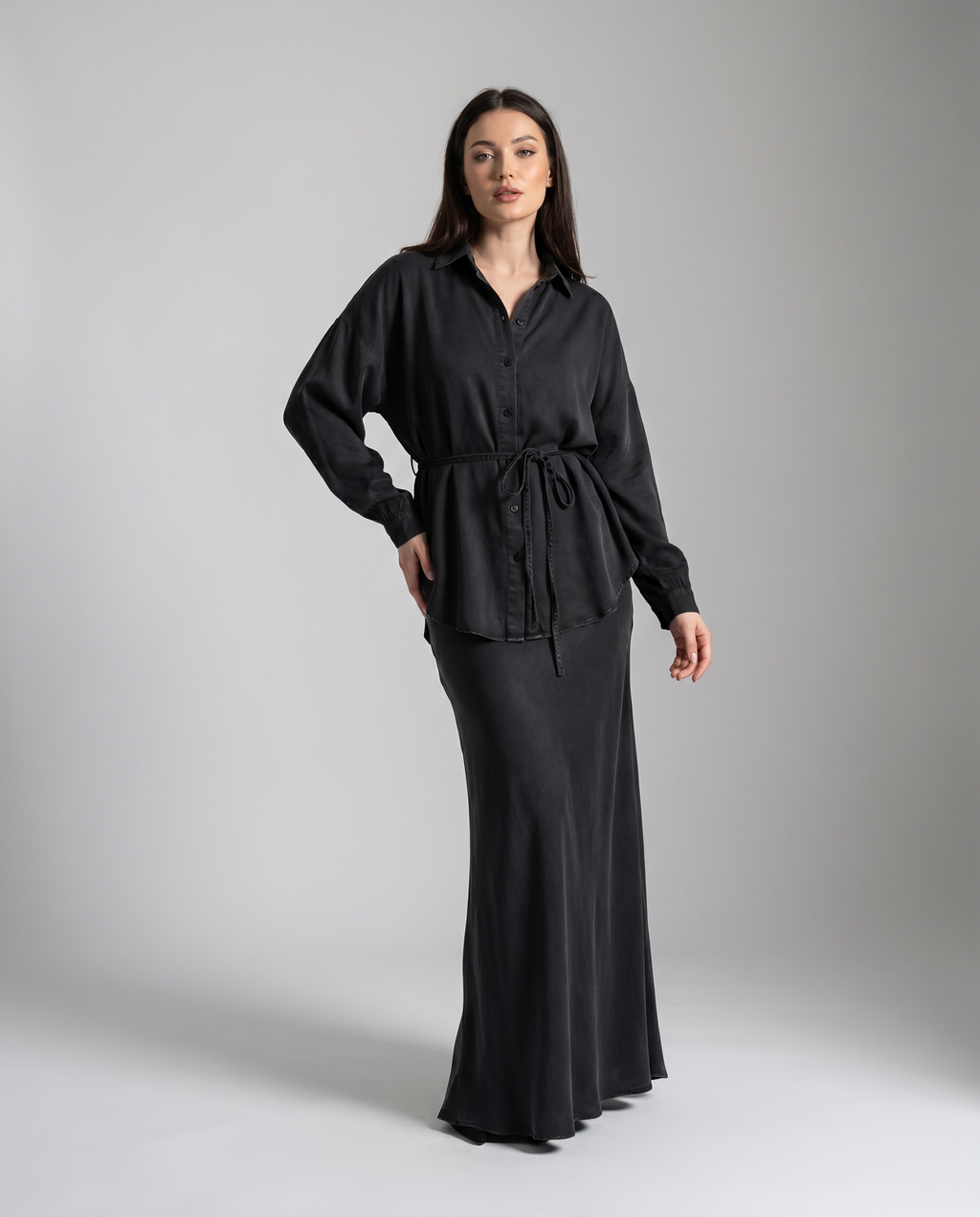 Sandra | Two-Piece Two Pieces Set with Shirt with Long Sleeves Annodata & Skirt