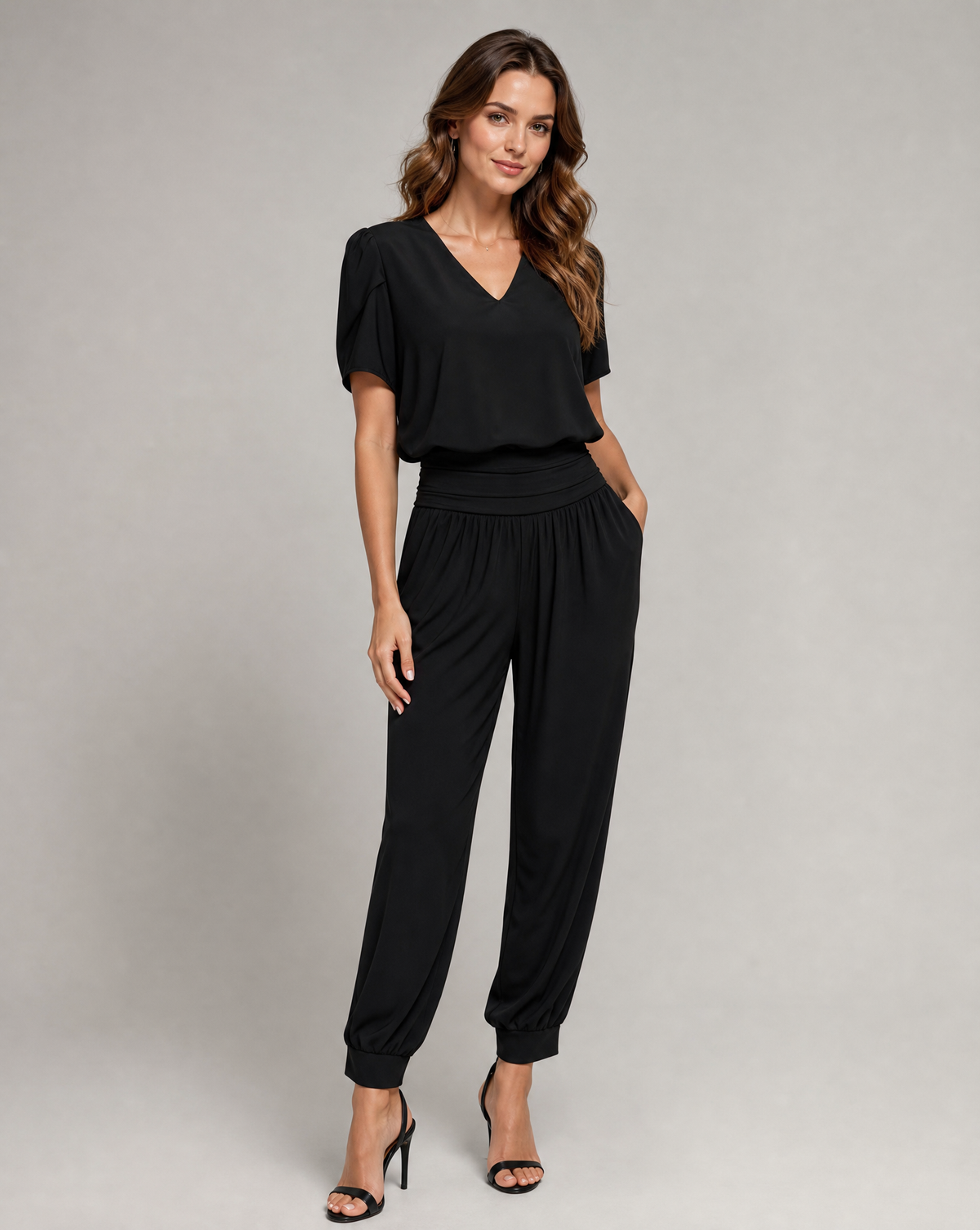 Alma | Two-Piece Matching Two Pieces Trendy Set with Top & Trousers
