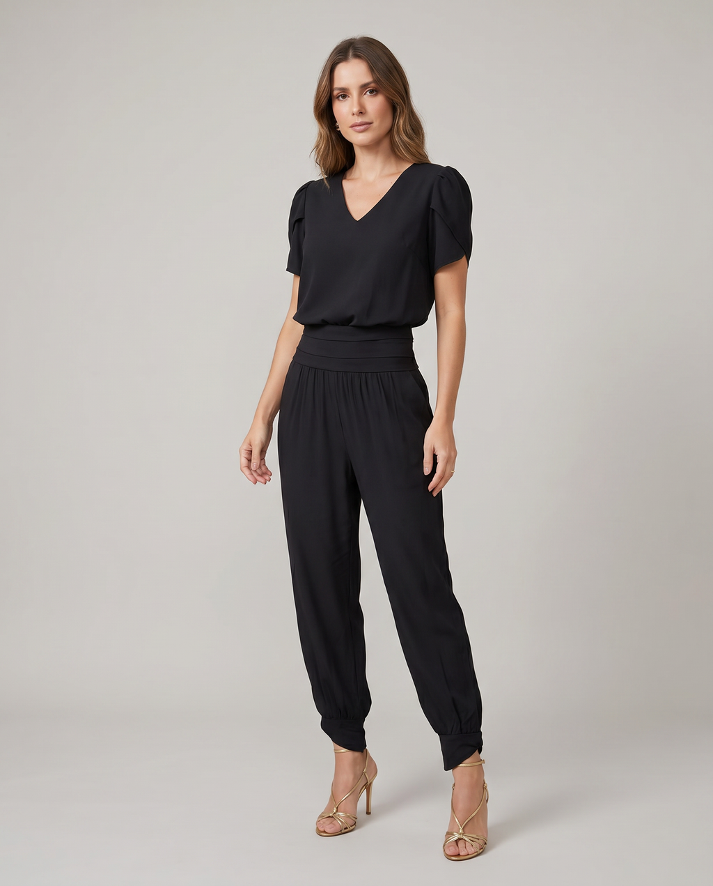 Alma | Two-Piece Matching Two Pieces Trendy Set with Top & Trousers