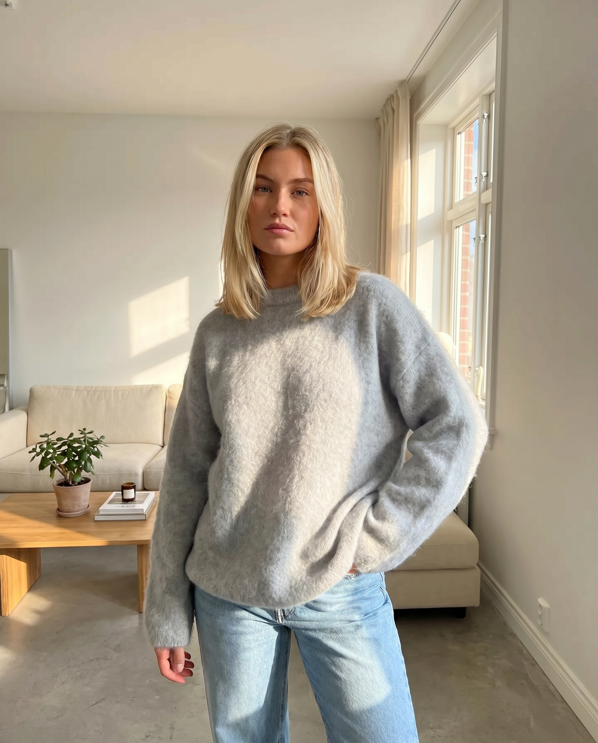 Rossella | Elegant Sweater & Wrap in Mohair for Women