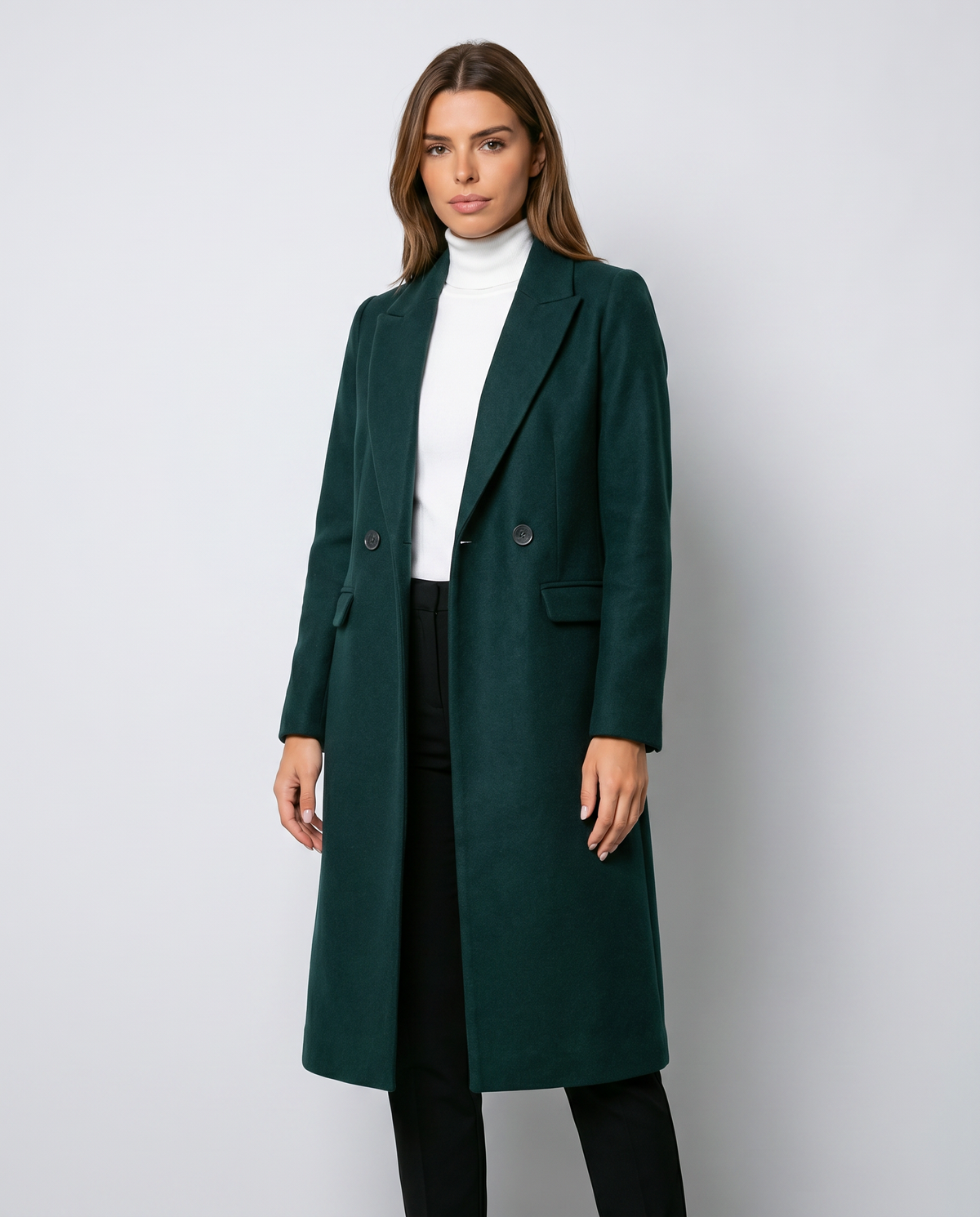 Ginetta | Classic single-breasted short trench coat