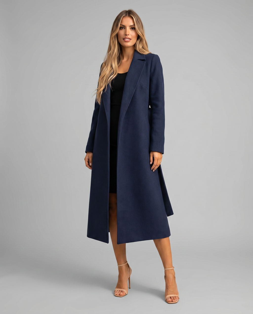 Ivana | Winter Long Classic Single Trench Coat-Breasted