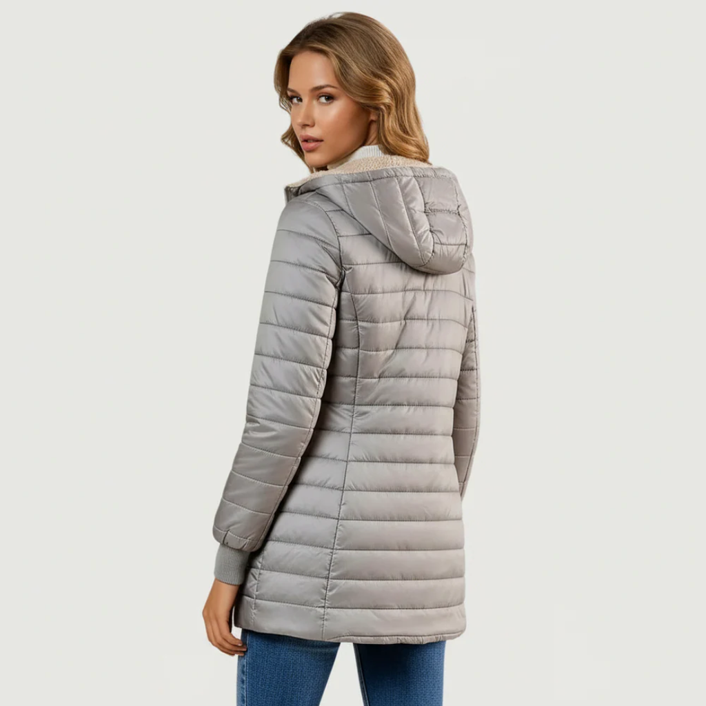 Sibilla | Winter Sherpa-Lined Coat with Hood