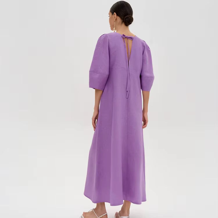 Anna | Long Soft Cotton Dress