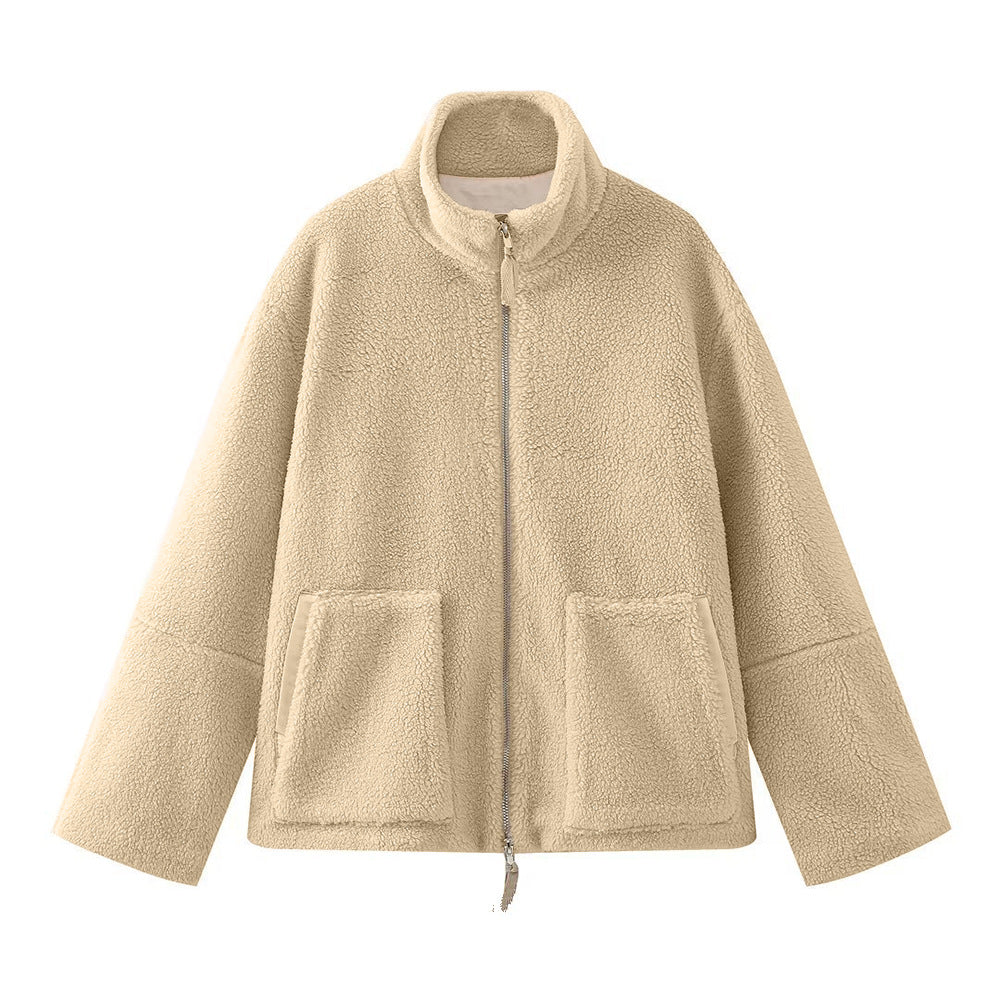 Romana | Warm Wool D'agnello Faux Jacket