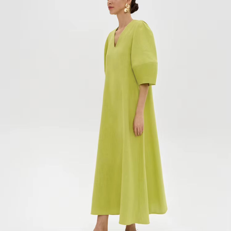 Anna | Long Soft Cotton Dress