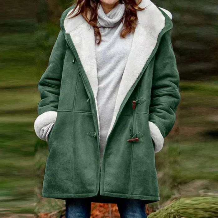 Marilisa | Warm Winter Duffle Coat with Toggle Fastening