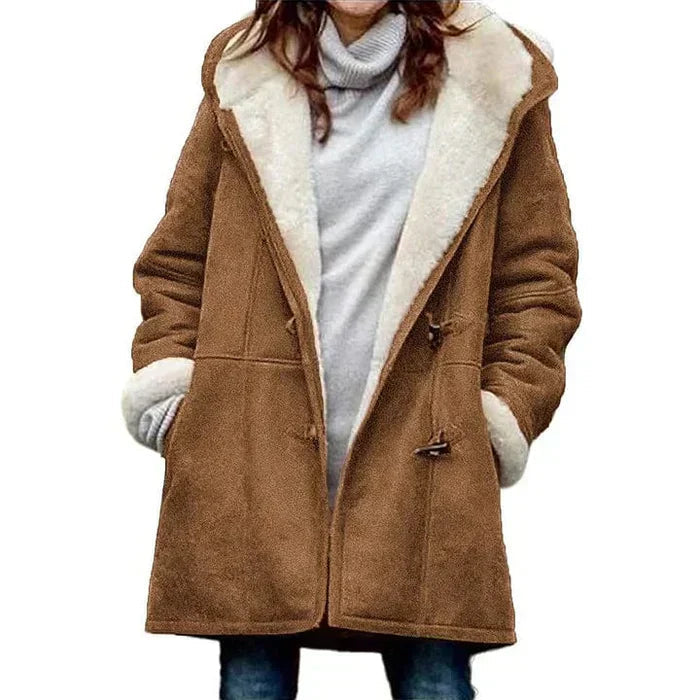 Marilisa | Warm Winter Duffle Coat with Toggle Fastening