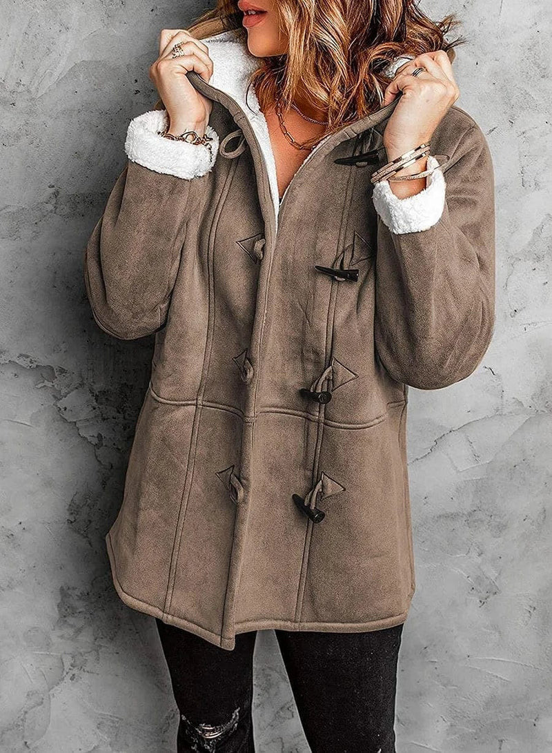 Marilisa | Warm Winter Duffle Coat with Toggle Fastening