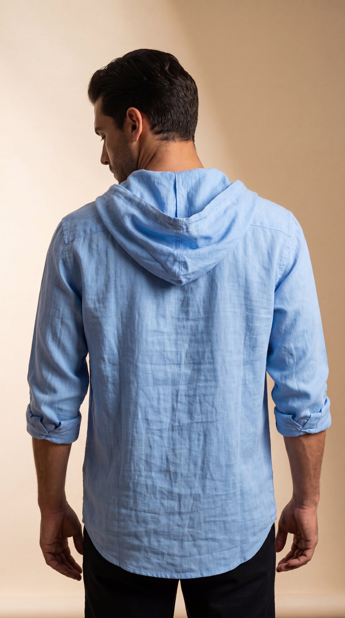 Luca | Linen Premium Sweatshirt with Hood