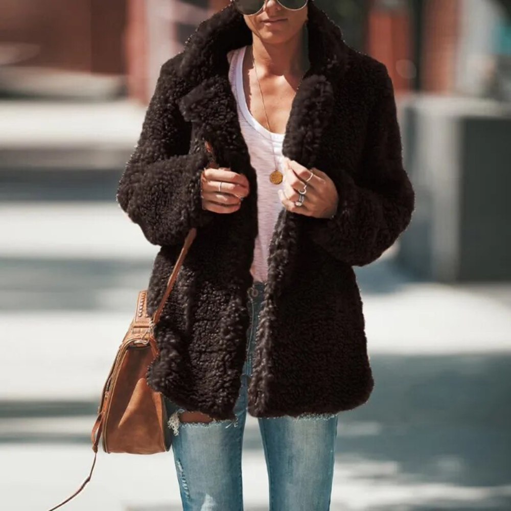 Sergia | Faux Shearling Teddy Jacket