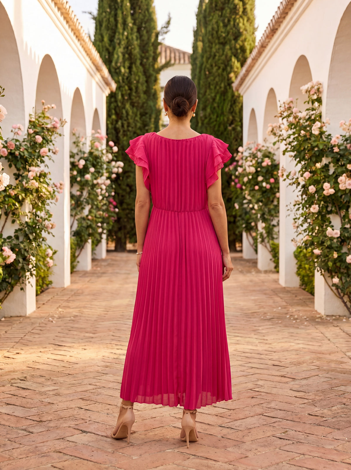 Gloria | Elegant Pleated Dress