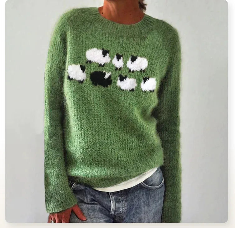 Adelasia | Retro Wrap Sweater