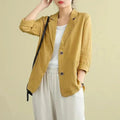 Adele | Korean-style blazer jacket – soft and lightweight fit for spring and autumn