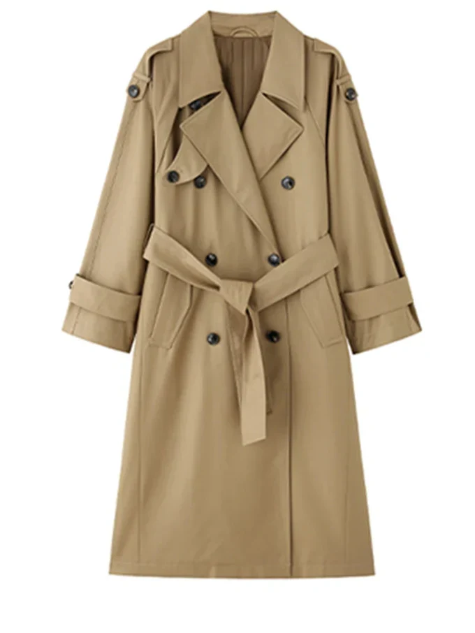 Natalia | Long Oversized Trench Coat