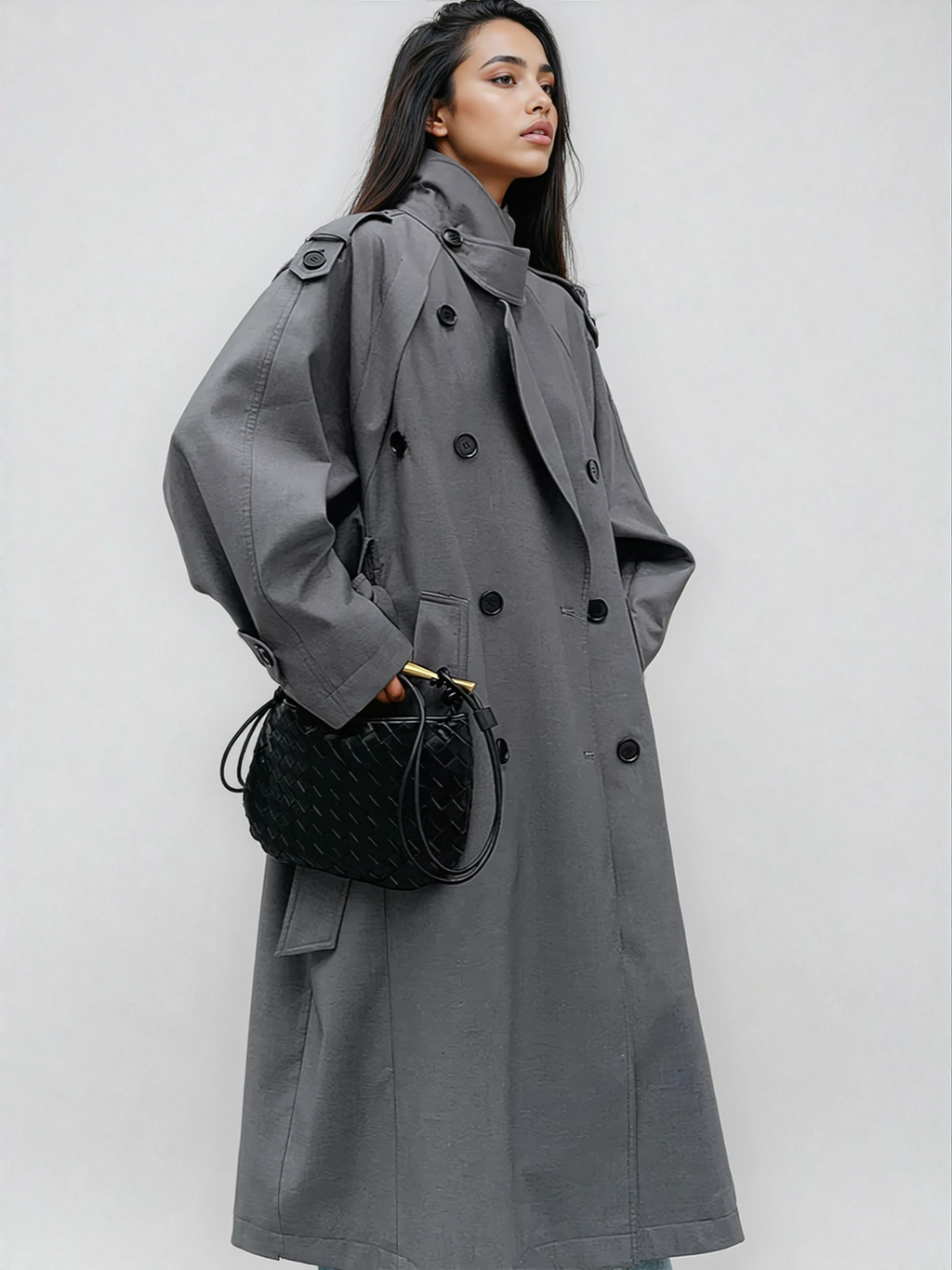 Natalia | Long Oversized Trench Coat