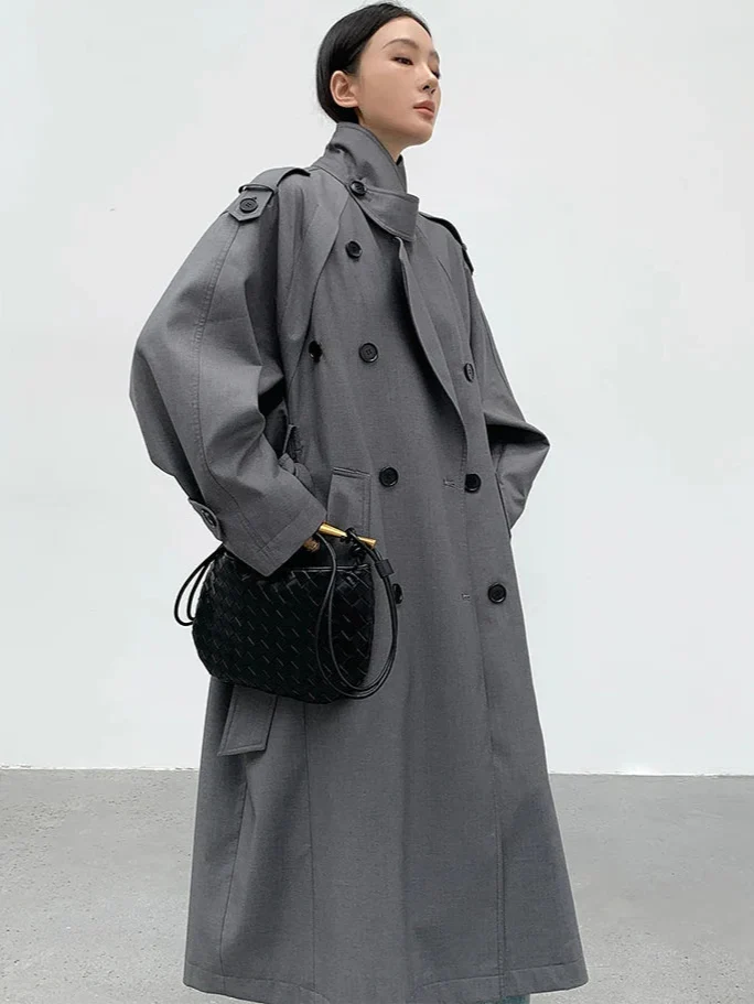Natalia | Long Oversized Trench Coat