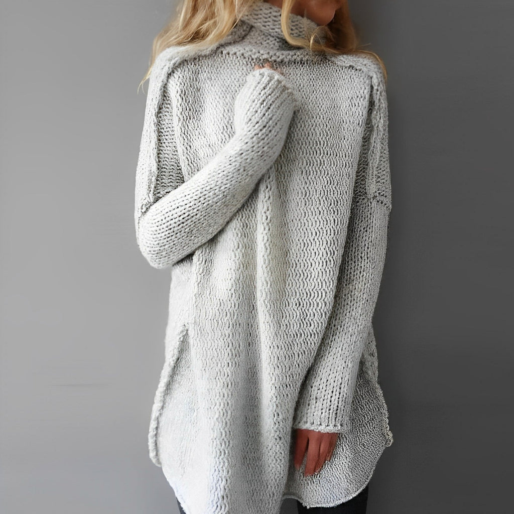 Cesarina | Long Knit Wrap Sweater