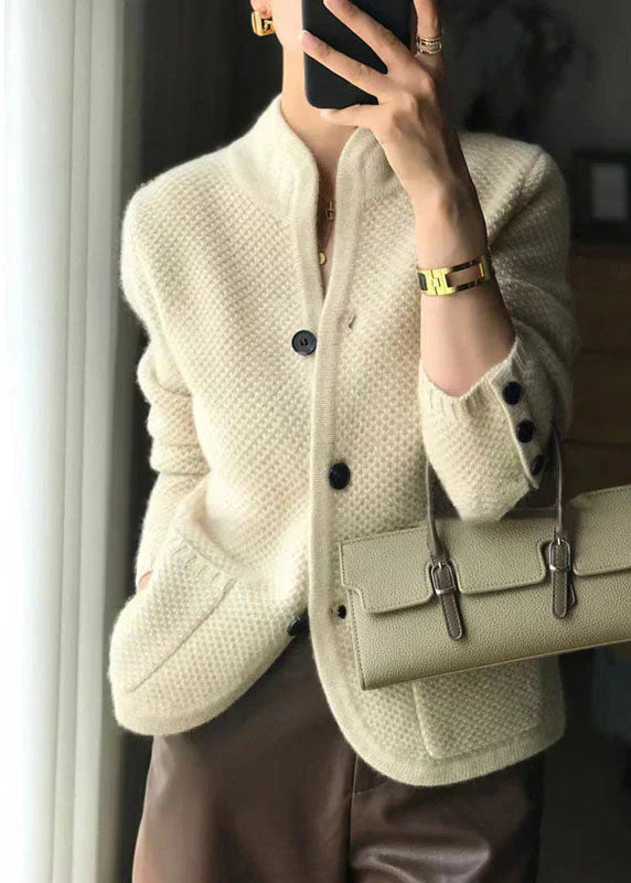 Iolanda | Lussuoso in Soft Knit Top Cardigan with Front Opening