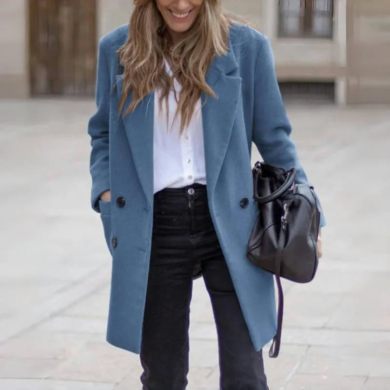 Ilva | Luxury Wool-Blend Double-Breasted Winter Coat
