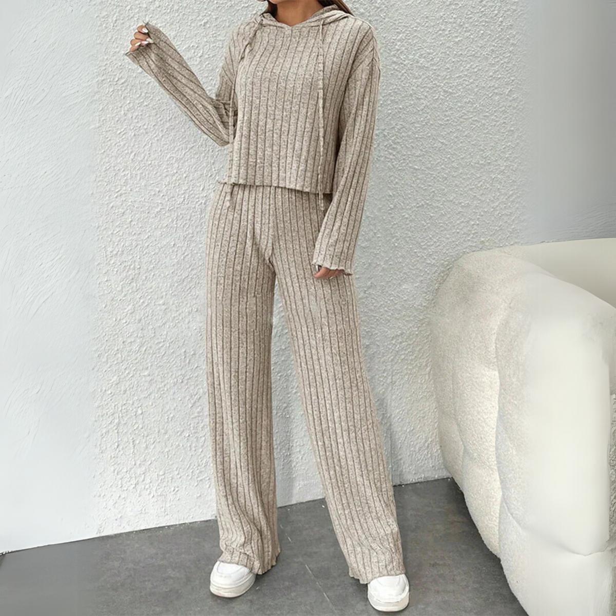 Marina | Two-Piece Two Pieces Set with Sweatshirt with Hood & Joggers