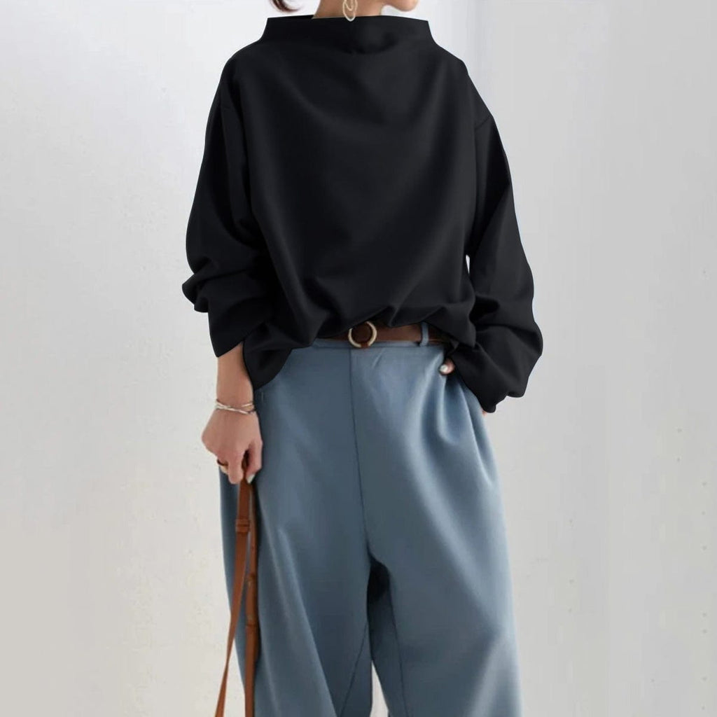 Leda | Soft Knit Turtleneck Top with Comfortable Fit