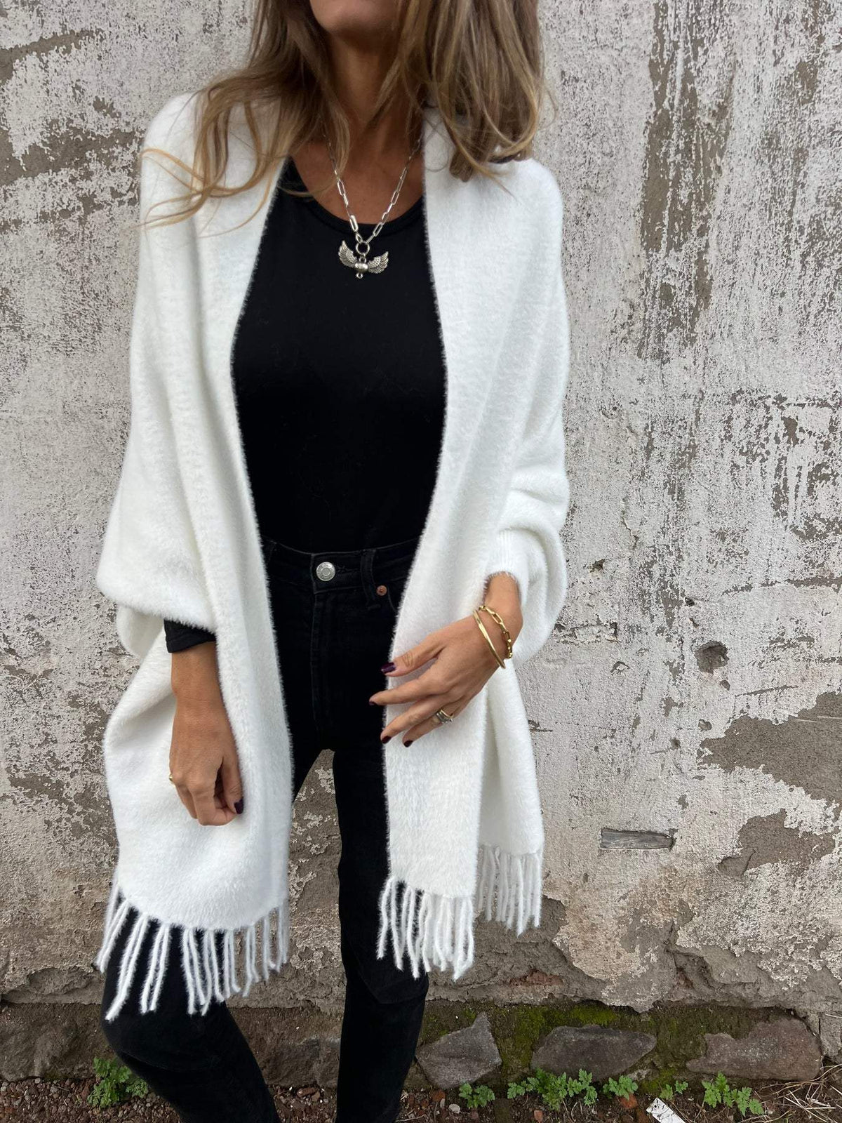 Bianca Maria | Women's long warm knitted cardigan