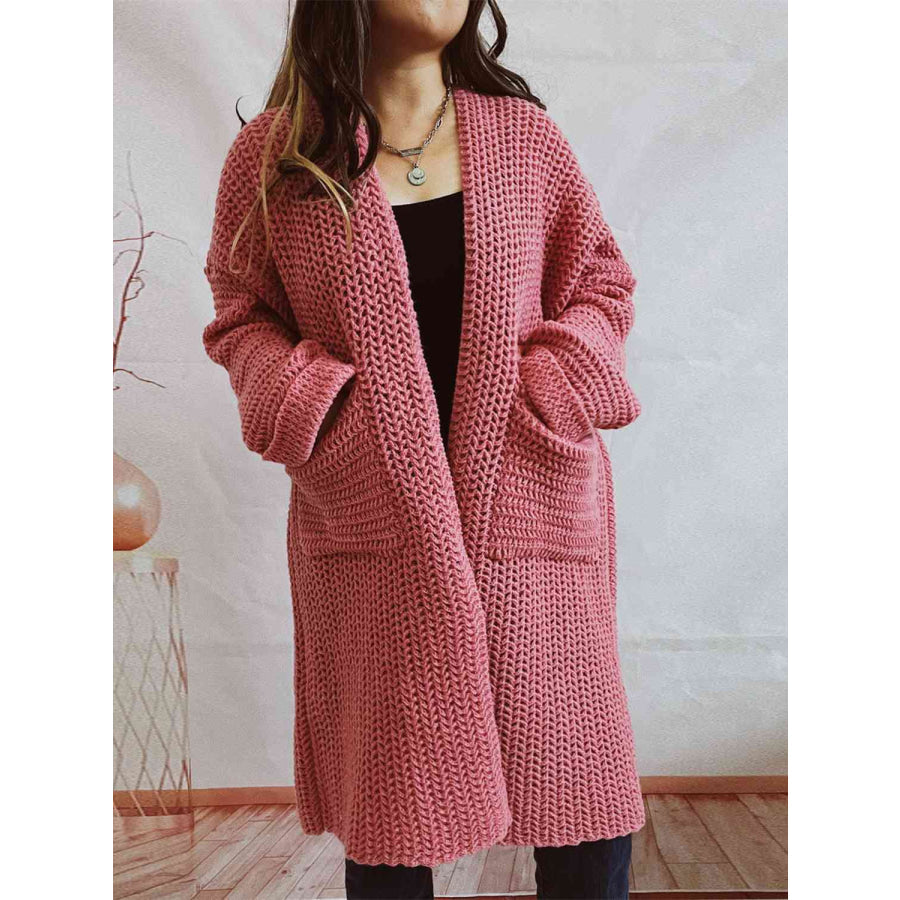 Rita | Winter Oversized Knit Grossa Cardigan with Front Opening