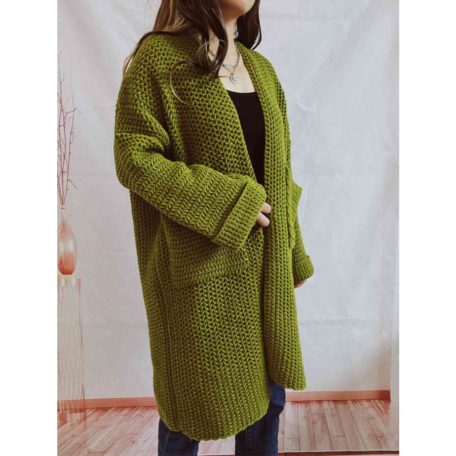 Rita | Winter Oversized Knit Grossa Cardigan with Front Opening