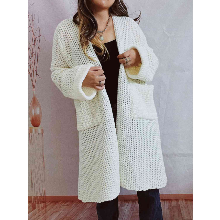 Rita | Winter Oversized Knit Grossa Cardigan with Front Opening