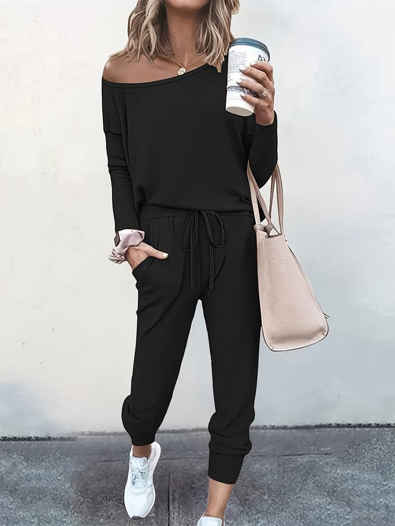 Ariella | Two-Piece Two Pieces Set with Top & Chic Trousers
