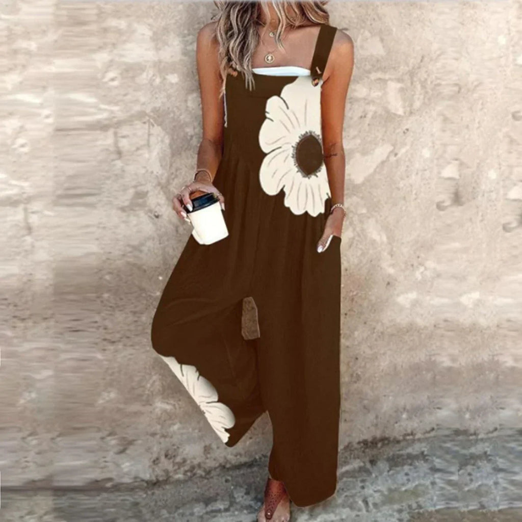 Printed Comfortable Dungarees