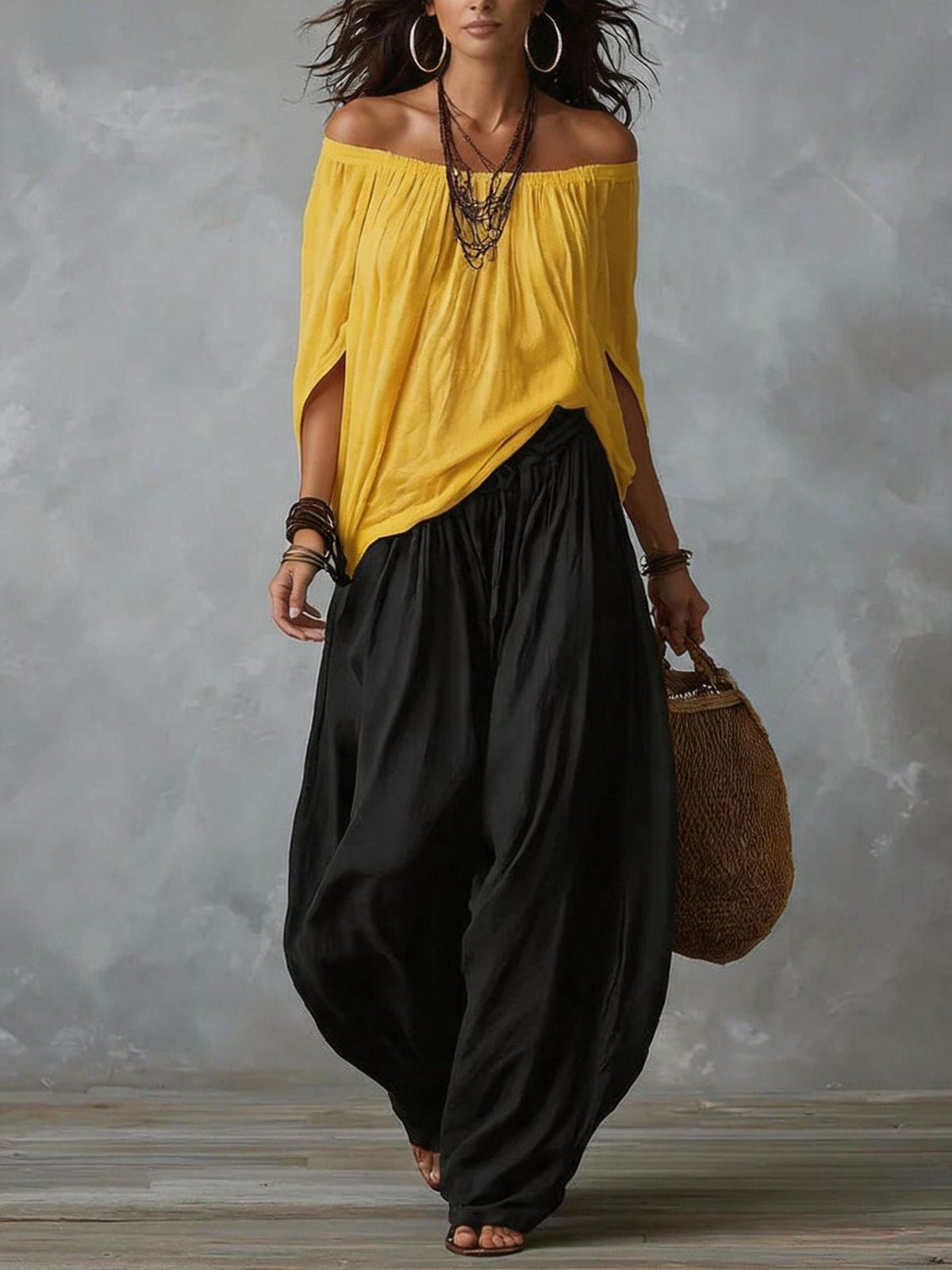Camila | Two-Piece Two Pieces Set with Off-Shoulder